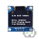 OLED LCD 0.96" I2C 128x64 White G4-E1