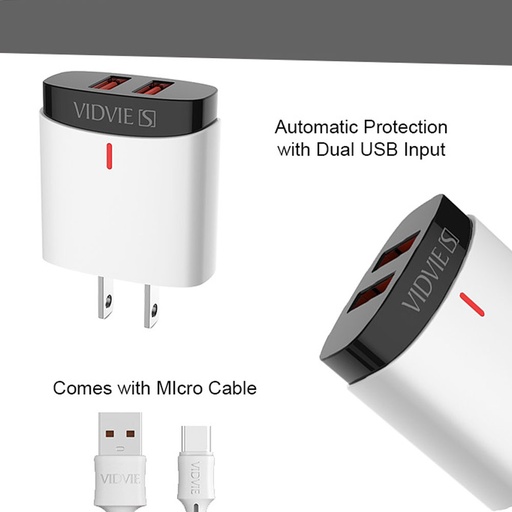 Cargador Vidvie Ca08V