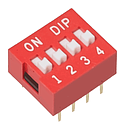   DIP SWITCH 4 p G6-C2