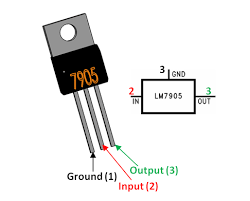 REGULADOR DE VOLTAJE NEGATIVO 7905  G7-G3